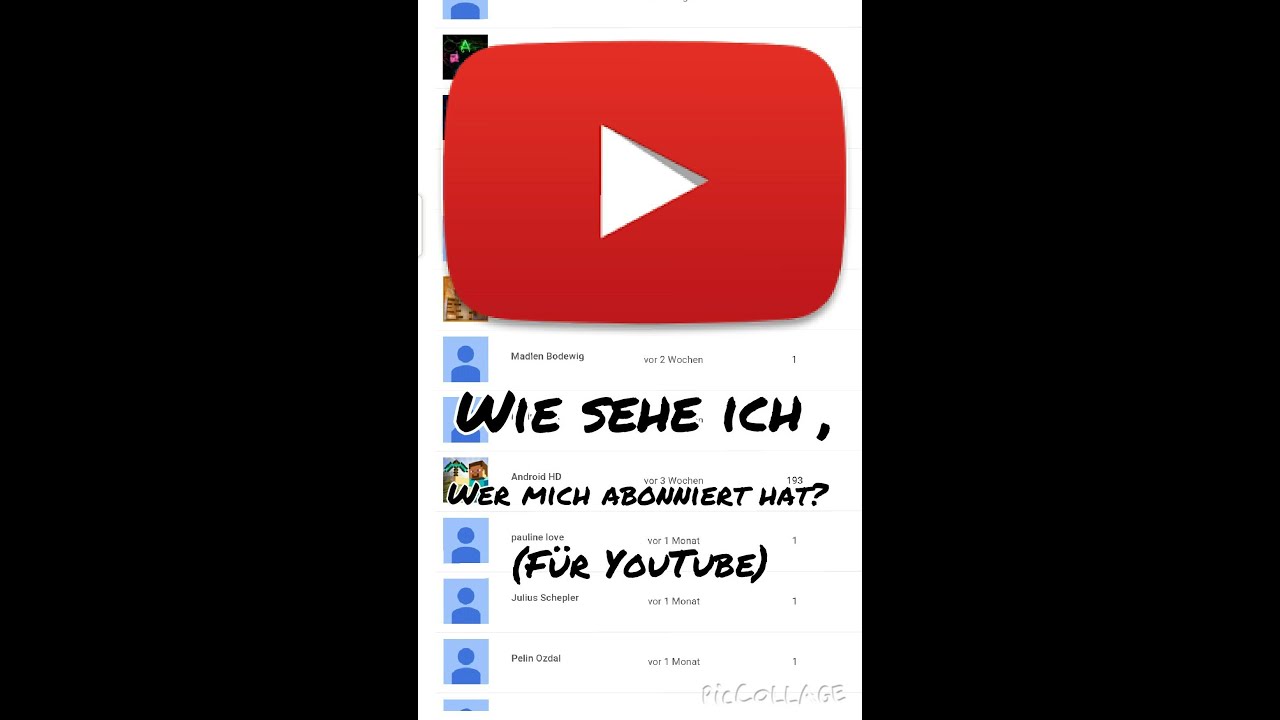 Youtube Wer Hat Mich Abonniert Youtube Wer Hat Mich Abonniert