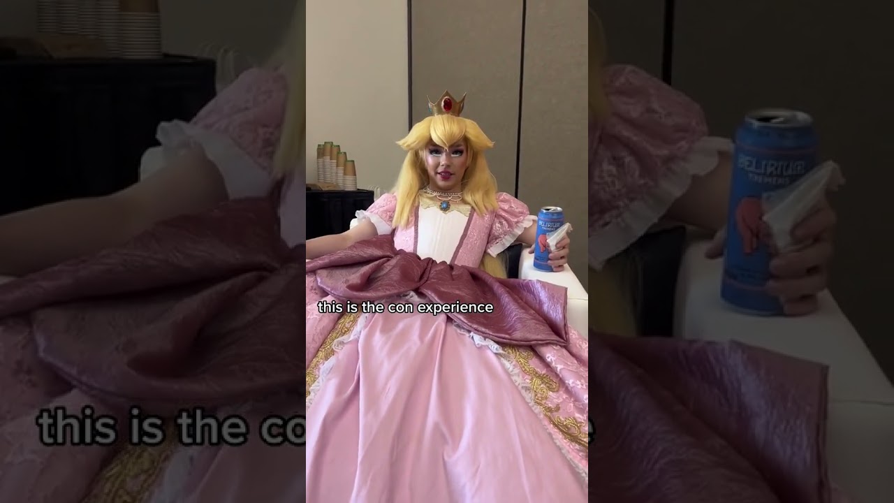 Being Princess Peach is exhausting #mario