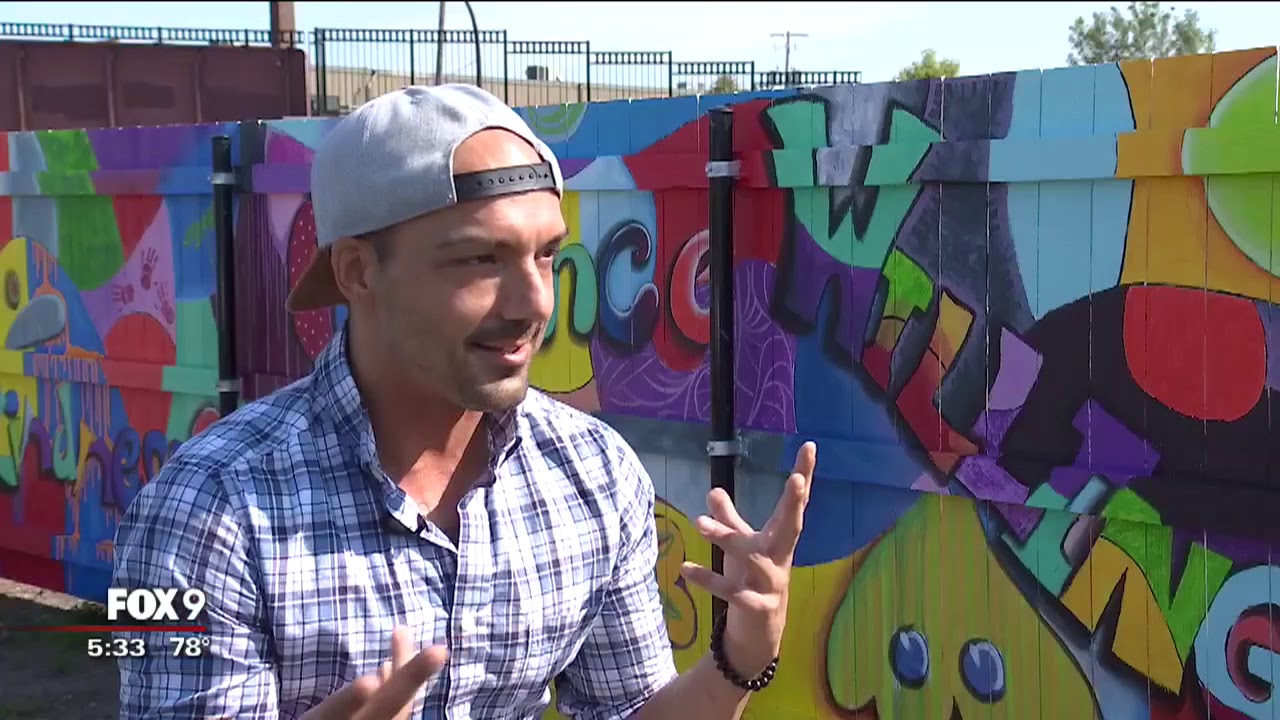 Minneapolis fence mural inspires those going through recovery