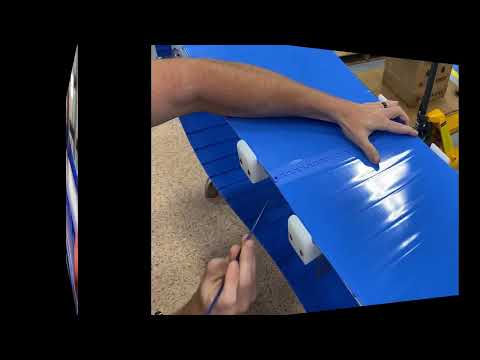 Installing Belts with ThermoLace HDE (ThermoDrive Maintenance) - video from Intralox