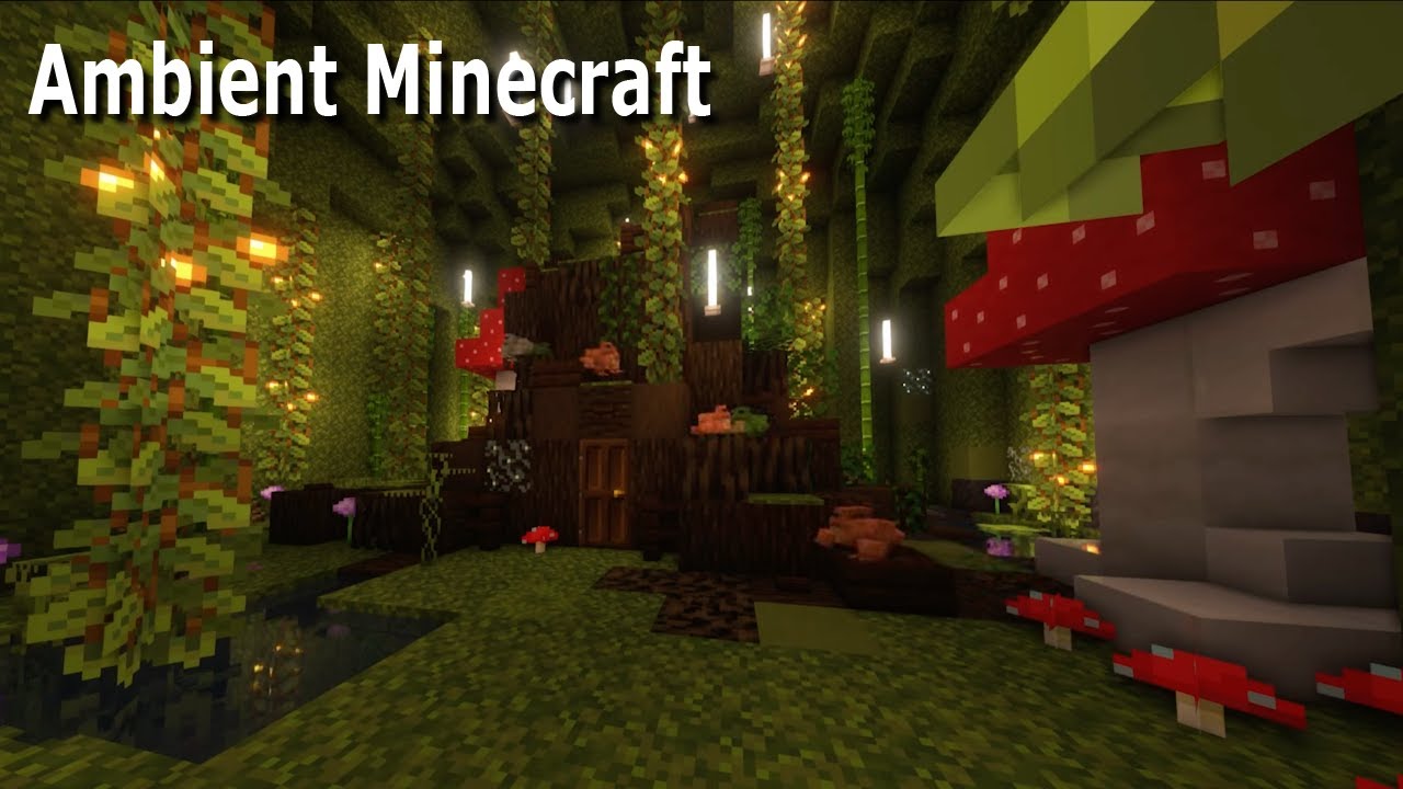 Relaxing Minecraft 1.19 Scenery with Ambient Music [1 HOUR] - YouTube