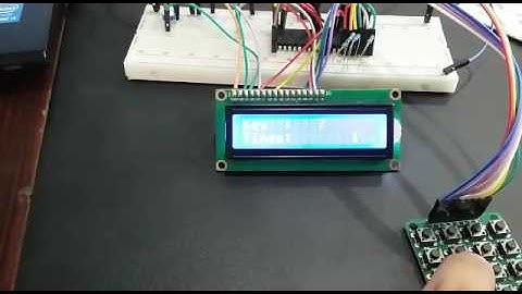 keypad interfacing with pic16f877a microcontroller