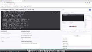 Generate Random Tsv - Create Random Tsv - Online Tool