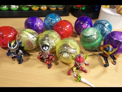 【仮面ライダー鎧武/ガイム】鬼まわし！仮面ライダーアドバンスを回してみた 3回目【Gashapon】