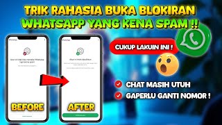 LANGSUNG KEBUKA‼️ Cara Mengatasi Akun WhatsApp Tidak Diizinkan Karena Spam Terbaru