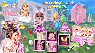 DRESS TO IMPRESS EASTER UPDATE 🐣(ALL EASTER EGG LOCATIONS, ALL CODE LOCATIONS)