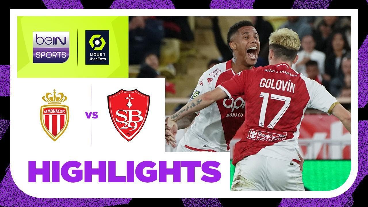 Monaco v Brest | Ligue 1 23/24 | Match Highlights