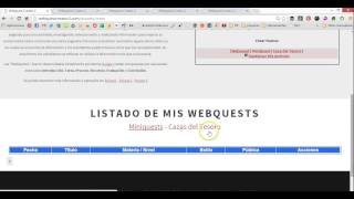 Tutorial de Webquest Creator 2