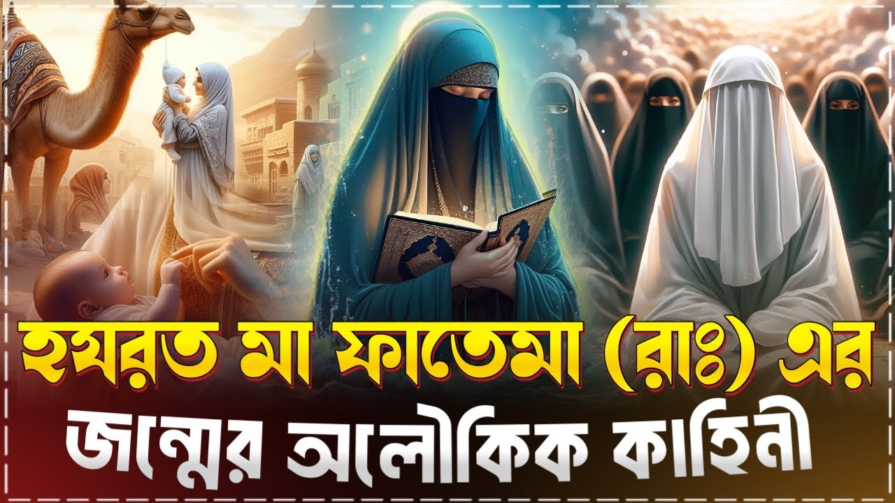 হযরত মা ফাতেমা রাঃ জন্মের অলৌকিক কাহিনী | ISLAMIC GOLPO | ইসলামিক গল্প কাহিনী | নবীদের জীবনী |#somoy