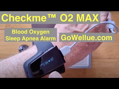 Wellue Checkme™ O2 MAX Dynamic HR, SpO2 Blood Oxygen, Sleep Apnea Alarms: Unboxing & Review