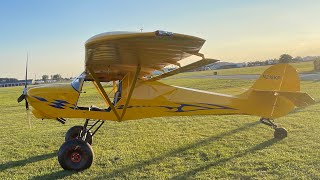 Flying around in our Avid Flyer at our private airstrip. #aviation #aircraft #flying