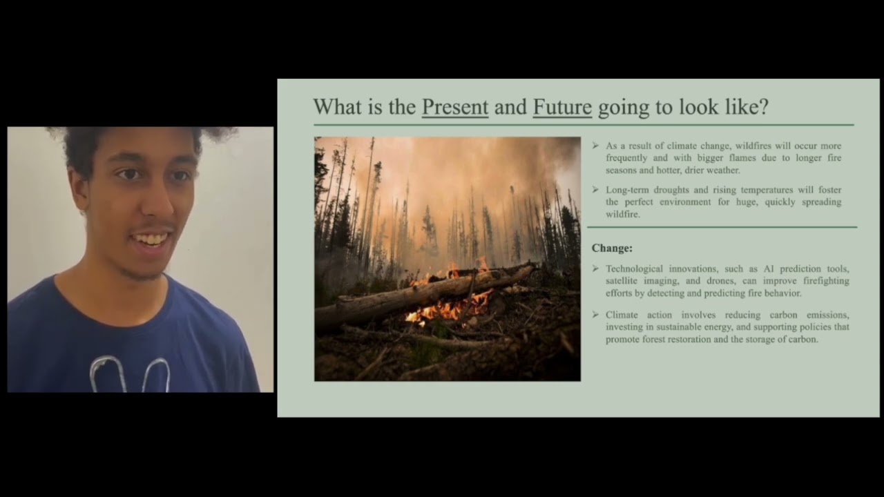 COMMS Project Presentation- Group #1 (Wildfires presented by George T. Whiteside)