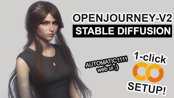 Openjourney-v2 - Stable Diffusion 1-CLICK Google Colab Setup