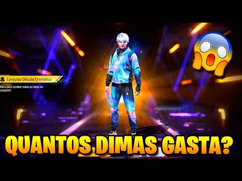 PEGANDO A NOVA SKIN CROMADA DO FREE FIRE, NOVO TOKEN ROYALE FREE FIRE, EVENTOS FREE FIRE