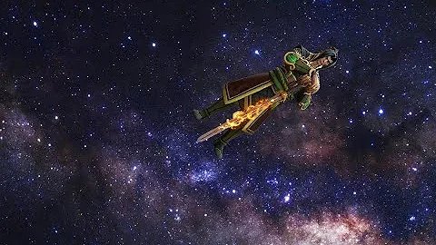 Zhin gets yeeted into outer space