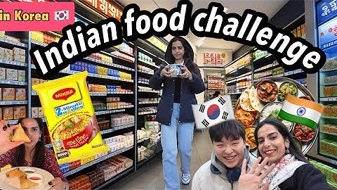 🇰🇷 24 HOURS INDIAN FOOD CHALLENGE in KOREA 🌯🍱 🇮🇳