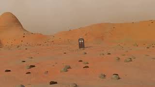 My custom TARDIS on Mars