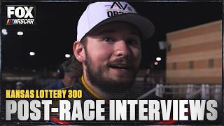 Taylor Gray, Justin Allgaier &amp; More after the Kansas Lottery 300 🏁 NASCAR ON FOX