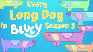 Bluey Season 3 LONG DOG (Easter Egg Spotting/ find every longdog challenge)
