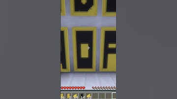 How to Make Letter "P" Banner Pattern in Minecraft | Quick Tutorial #shorts