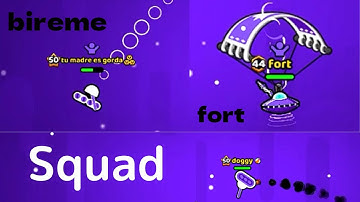 Squad with my friends Rocket bot royale