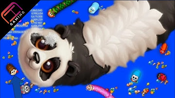 WORMS ZONE.IO || PRO VS NOOB BEST KILL || BIG SNAKE SAMP WALA GAME || PANDA SNAKE CHARSI GAMING