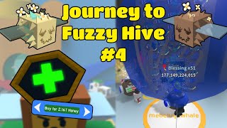 Fuzzy Hive #4  - 50 Bees! 2.5T Honey Boost! | Bee Swarm Simulator