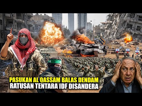 RATUSAN TENTARA IDF TEWAS DIGEMPUR PASUKAN AL QASSAM! Serangan Balas Dendam Hamas Hancurkan Tel Aviv