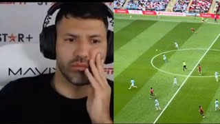 Aguero's Reaction to Kobbie Mainoo's Stunning Goal in the FA Cup Final!