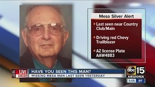 Search on for missing Mesa man