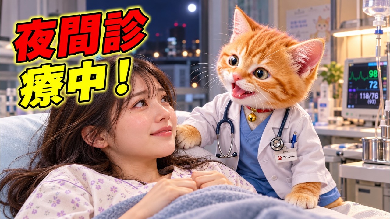 Heartwarming] Following Dr. Coco-Nyan on her night shift! A gentle