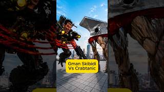 Gman Skibidi Vs Crabtanic Garry's Mod #robloxindonesia #kogakocheng #games #shorts
