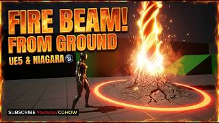 How I Made This Fire Beam in UE5 Niagara