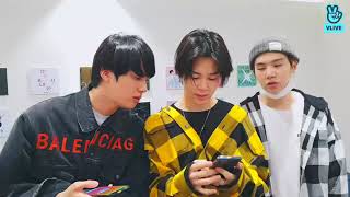 Suga,jimin and jin's vlive april.27 ...