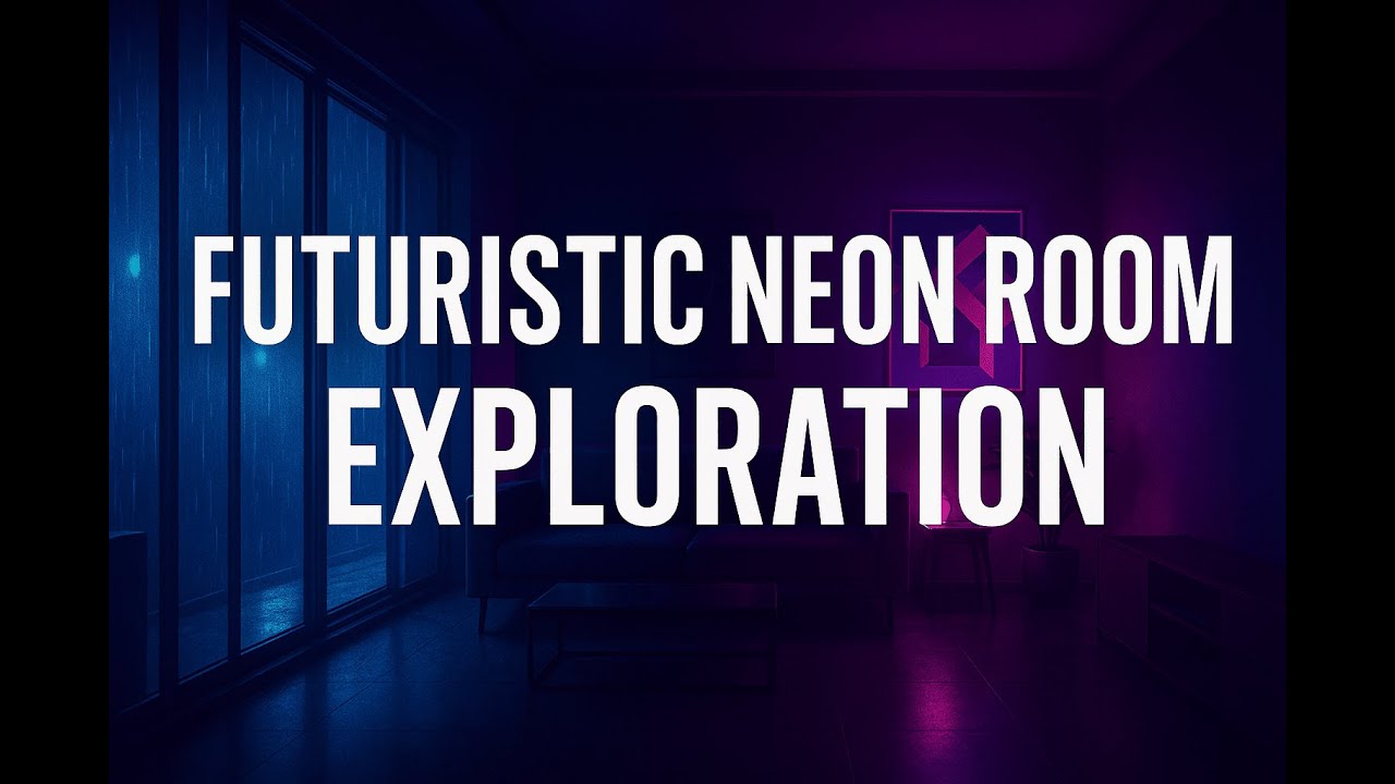 Entering a Cyberpunk Apartment – 4K POV Night Ambience | Futuristic Neon Room Exploration