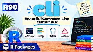 Details R90 | cli — Beautiful Command-Line Output in R | R Packages | Uplatz News