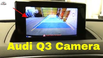 OEM Fit backup camera reverse camera installation Audi Q3 Trunk Handle camera