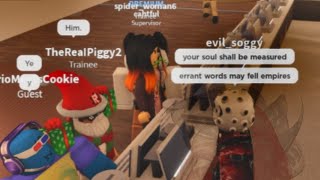 Roblox Doomsday Exploiter preaches in cafe trolling