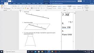 Mr. Manzke's Geometry notes Unit 1 Day 1 Page 5