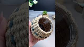 Easy DIY Basket with Jute Rope and Recycle Box for Beginners #diy #handmade #craft