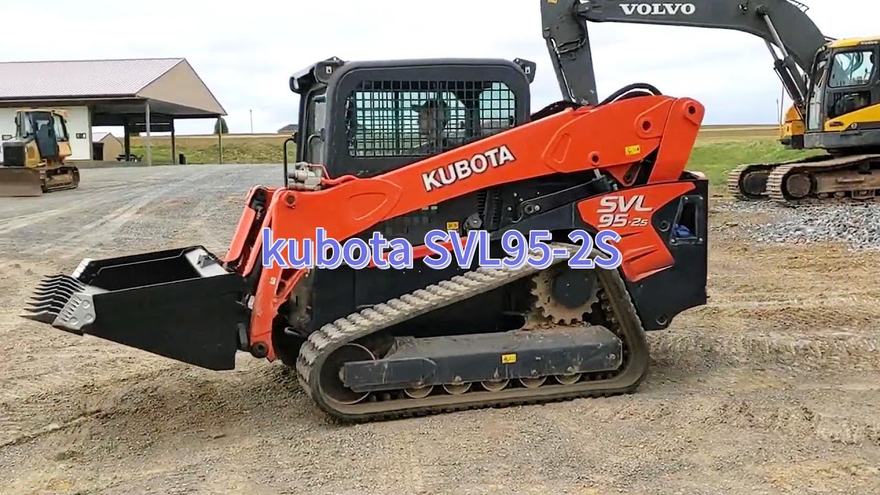 kubota SVL95-2S used tracked mini loader - YouTube