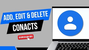 How to Add, Edit and Delete Contacts in Gmail (Google) _ Manage Your Contacts in Gmail