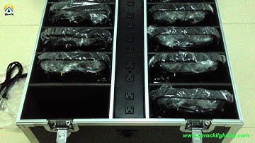 Charging case for Battery powered & wireless DMX LED uplighting 198*10mm RGBAW