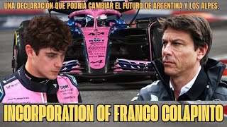 💥OFFICIAL! MERCEDES CONFIRMS FRANCO Colapinto. F1PistayPasión