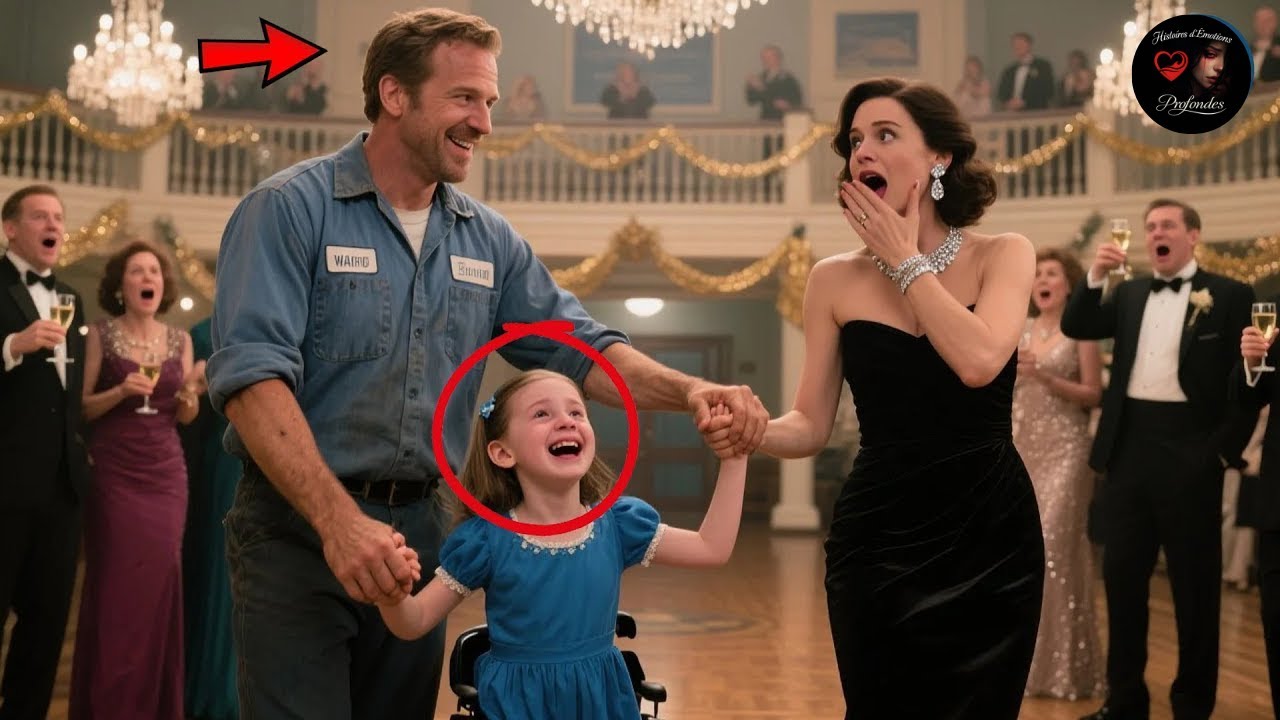 PÈRE SEUL CONCIERGE DANSE AVEC FILLE HANDICAPÉE ALORS QUE SA MÈRE MILLIARDAIRE REGARDE