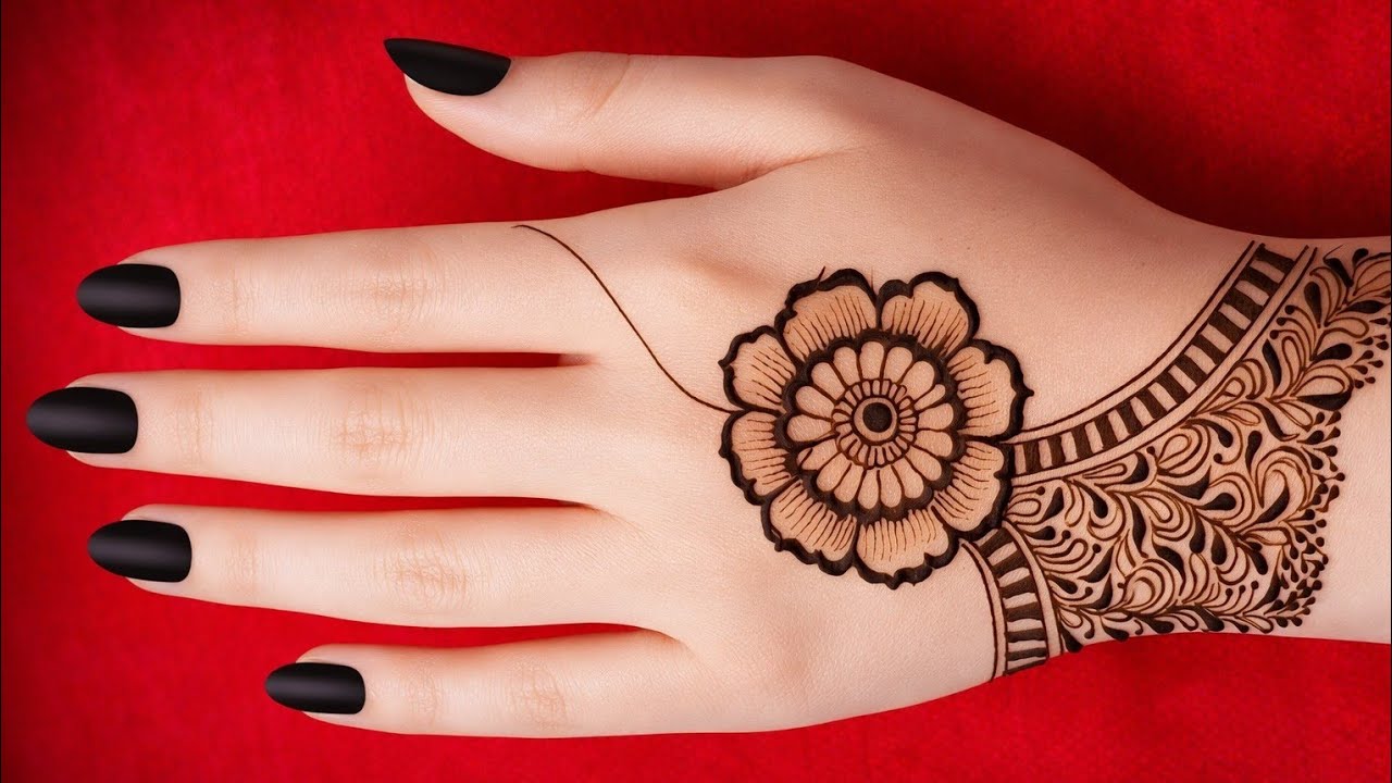 🔴 LIVE Mehndi Design 🌿 Easy Back Hand Mehndi for Beginners | Step by Step Tutorial 😍✨