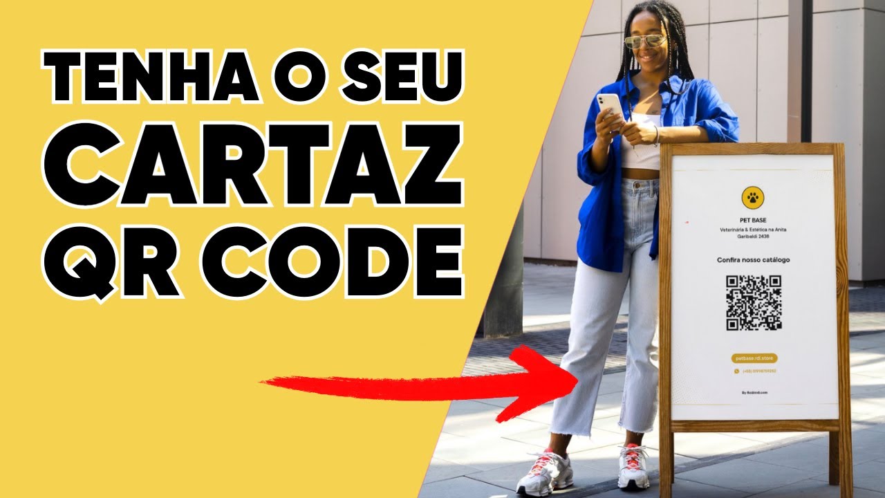 Como Criar um Cartaz QR Code para Vendas pelo WhatsApp - YouTube