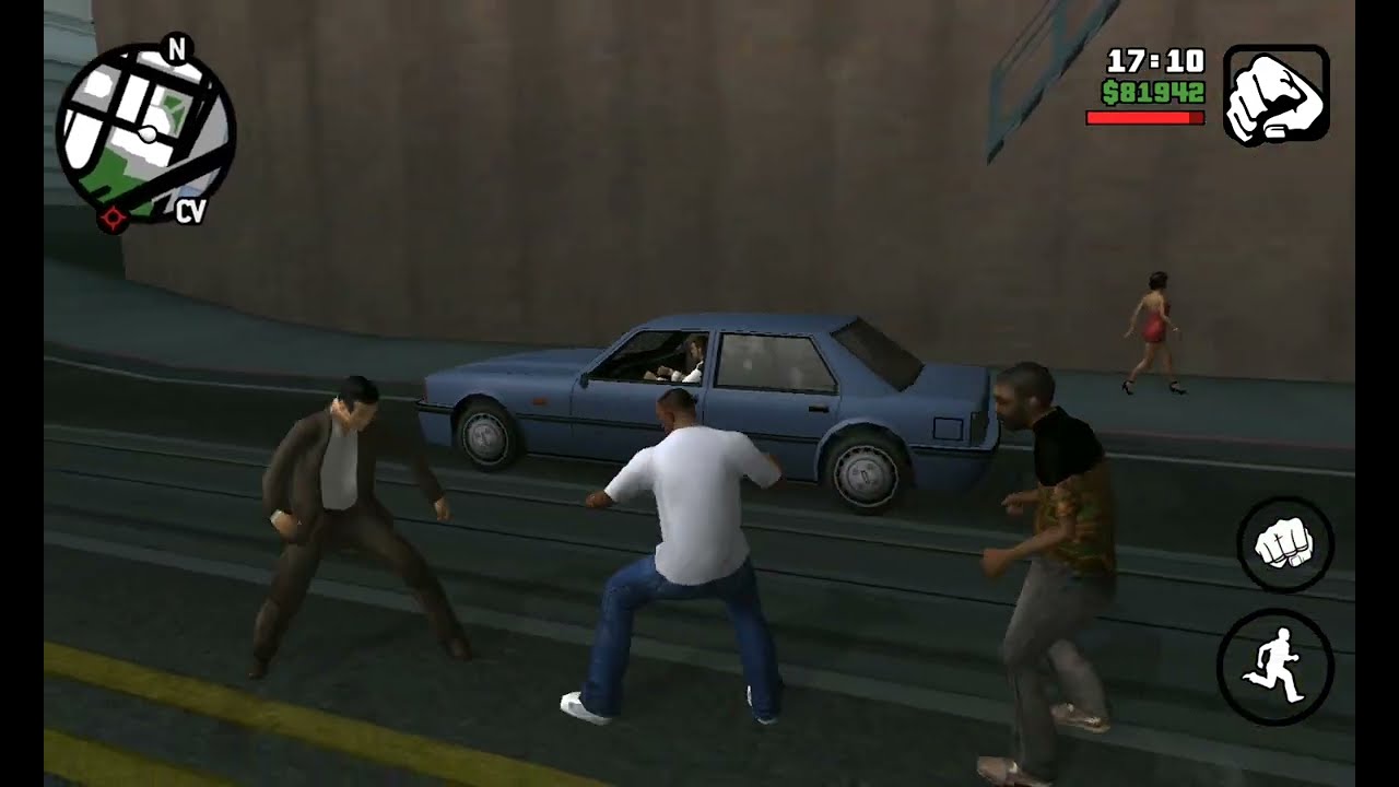I made 2 NPC's Fight in GTA San Andreas 🤣