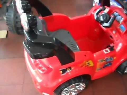 carro recargable para niños