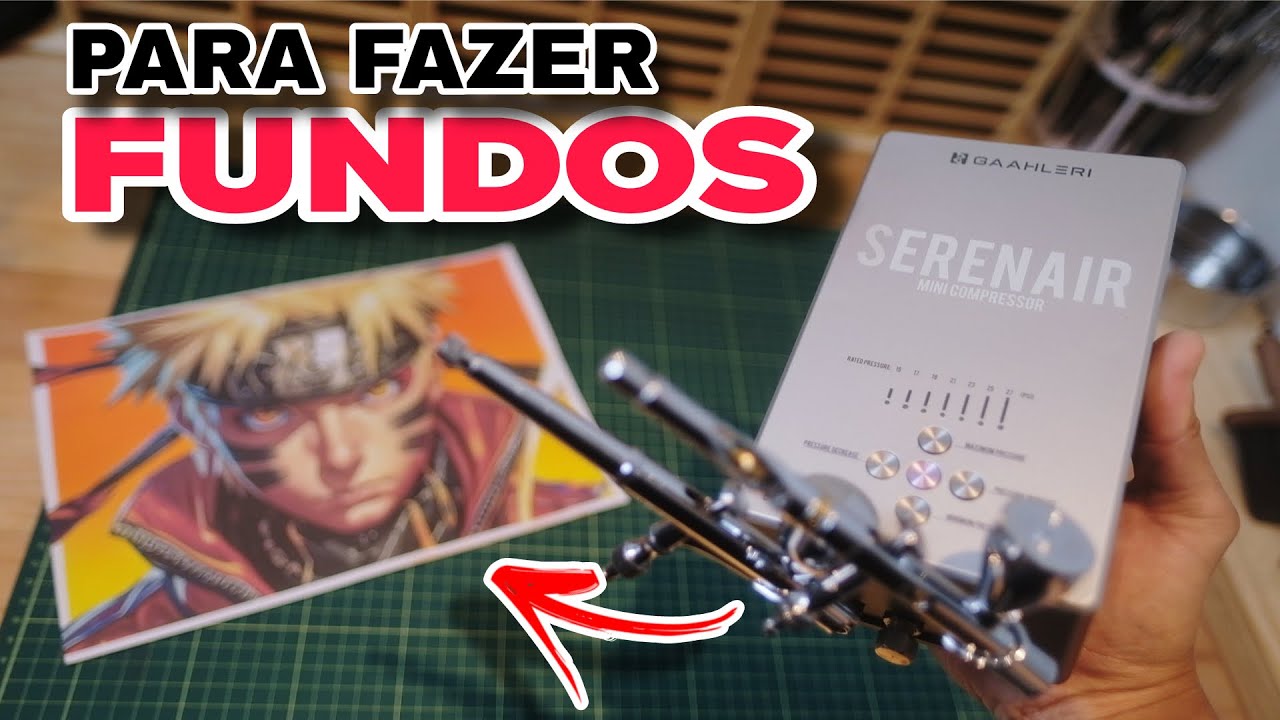O Kit de Aerógrafo para Desenhos mais Incrível que já vi - GAAHLERI